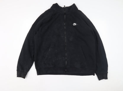 Mens UK Size XL Nike Black Full Zip Sweatshirt