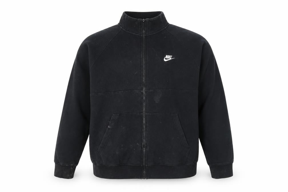 Mens UK Size XL Nike Black Full Zip Sweatshirt