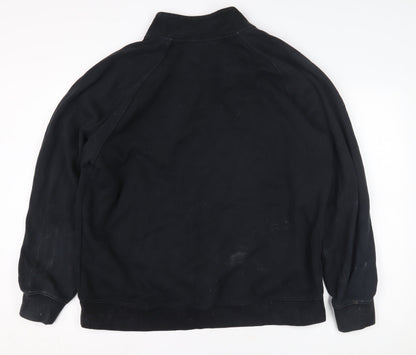 Mens UK Size XL Nike Black Full Zip Sweatshirt