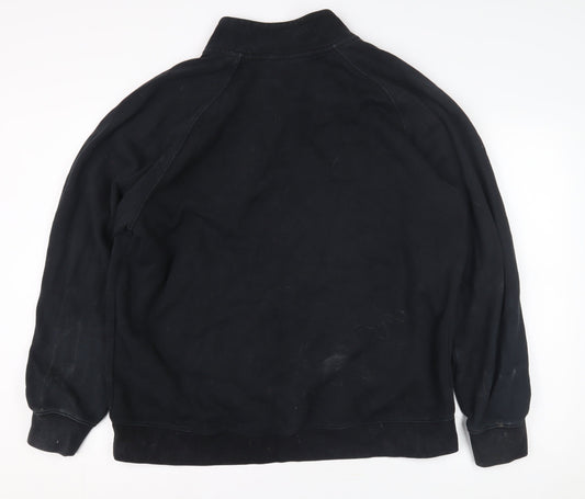 Mens UK Size XL Nike Black Full Zip Sweatshirt