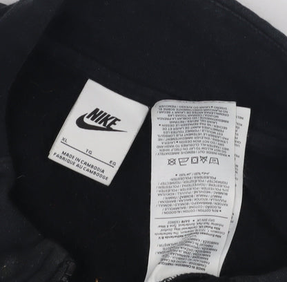 Mens UK Size XL Nike Black Full Zip Sweatshirt