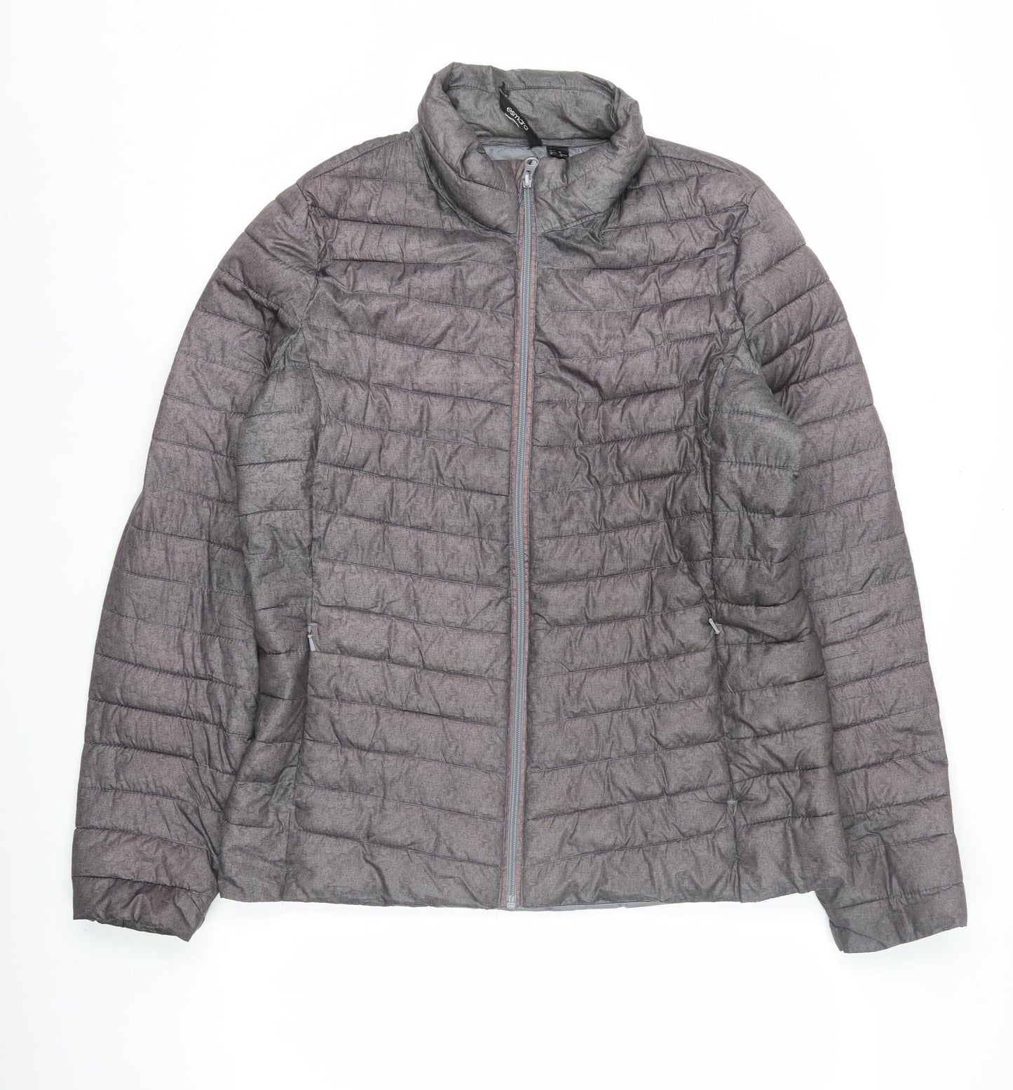 Esmara Women's Grey Puffer Jacket, Size 16, Lightweight