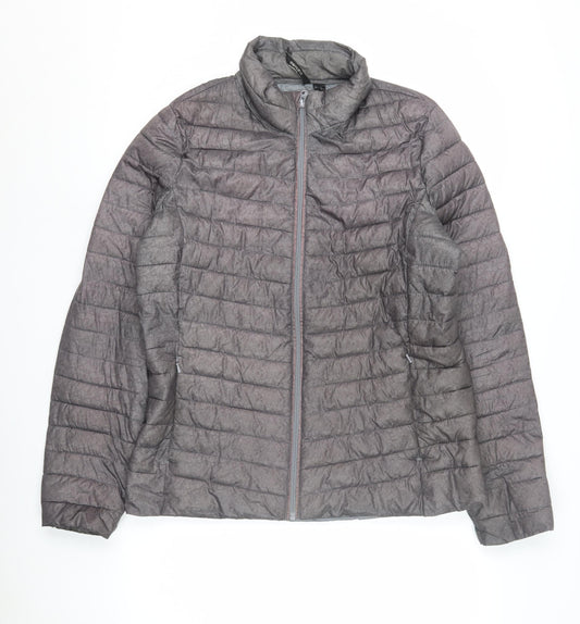 Esmara Women's Grey Puffer Jacket, Size 16, Lightweight