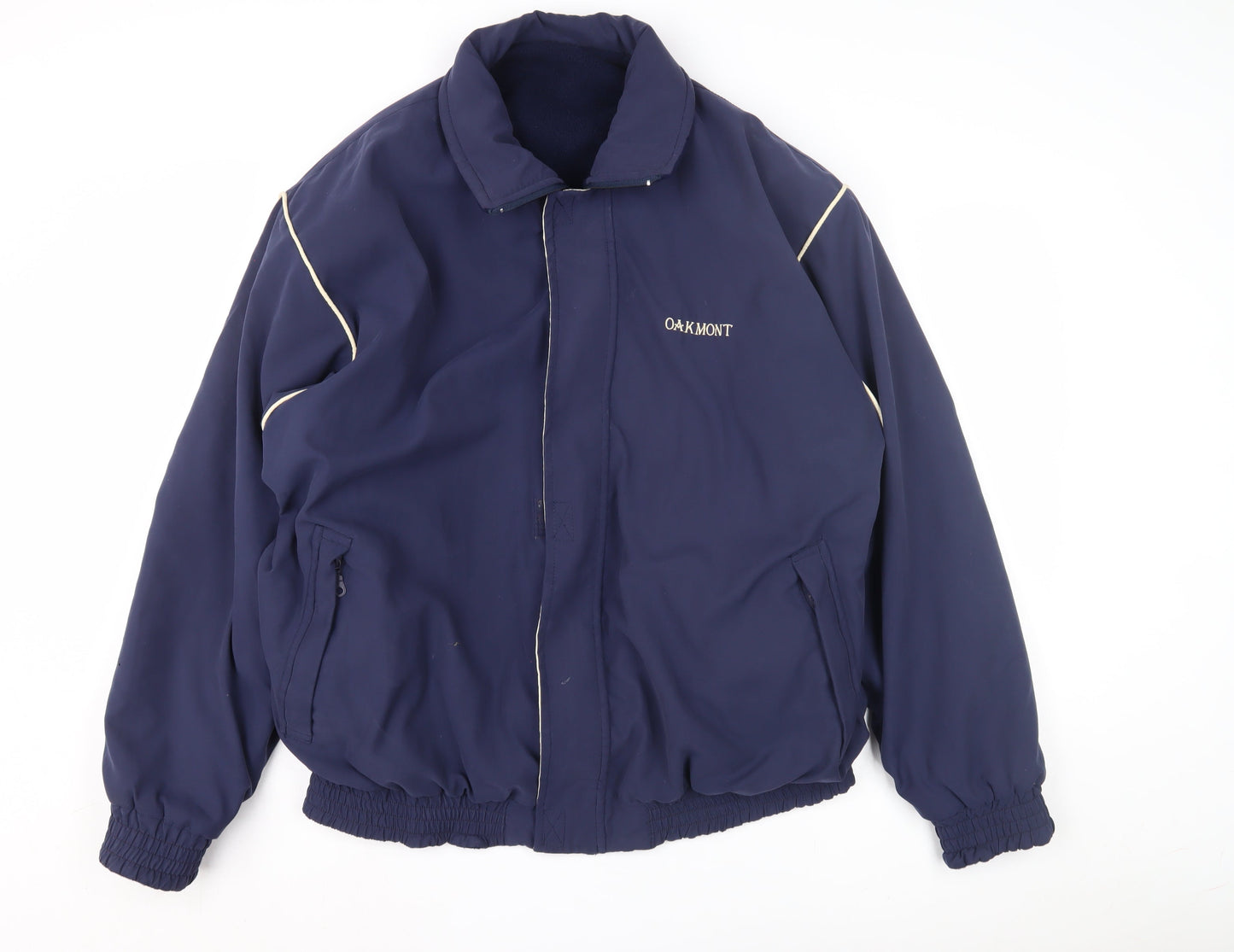 Mens UK Size XL OAKMONT Blue Reversible Basic Jacket