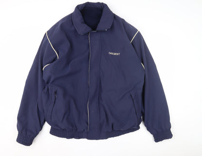 Mens UK Size XL OAKMONT Blue Reversible Basic Jacket