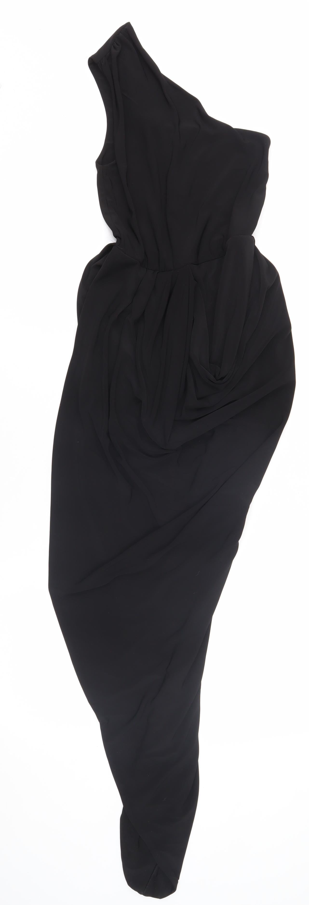 Club L London Women's Black One Shoulder Dress Size 6
