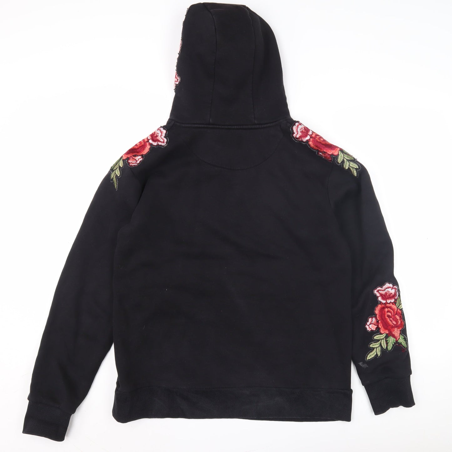 ACES Couture Women’s Black Embroidered Pullover Hoodie - M