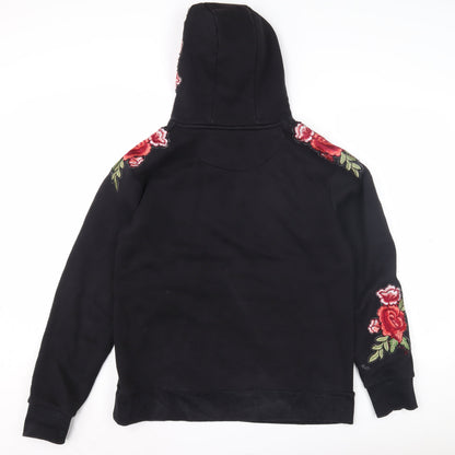ACES Couture Women’s Black Embroidered Pullover Hoodie - M