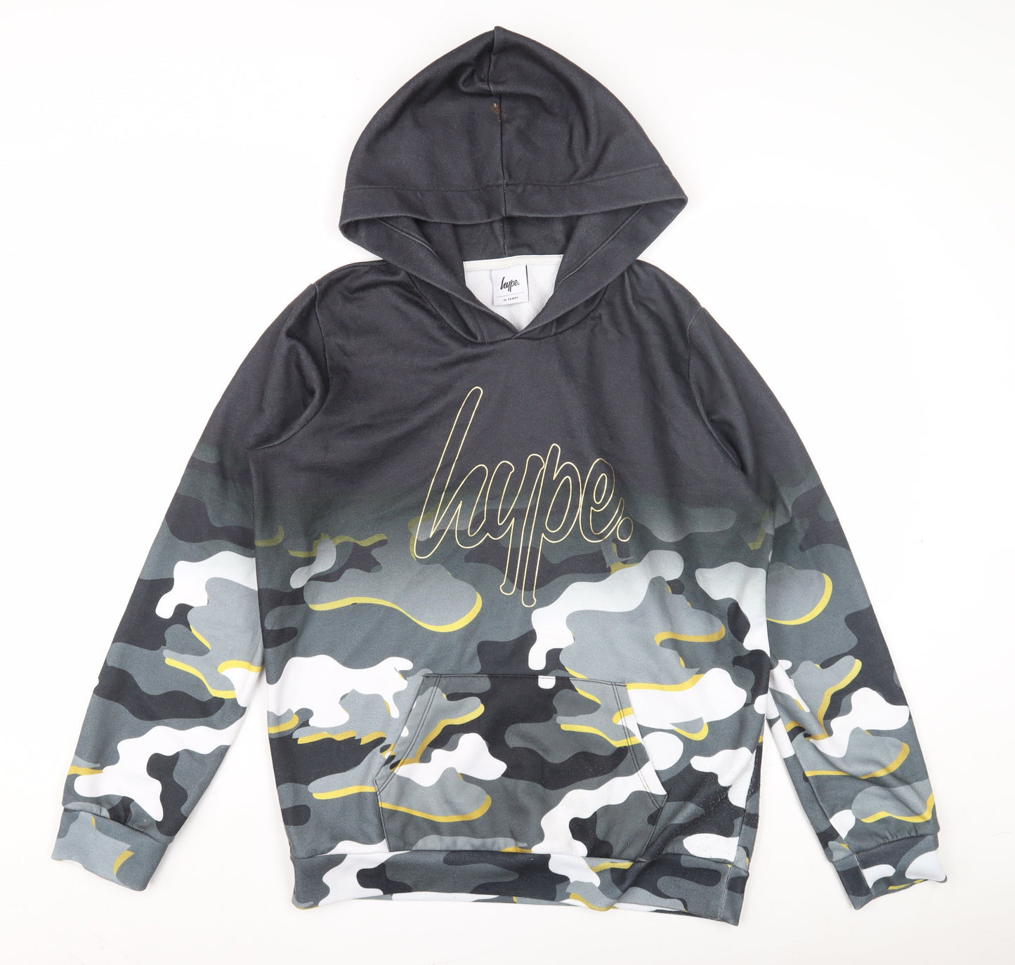 Teens UK Size One Size Hype Multicoloured Pullover Hoodie