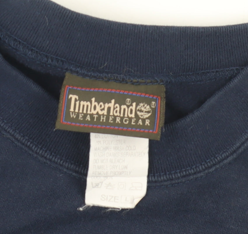 Timberland Men's Blue Pullover Sweatshirt L