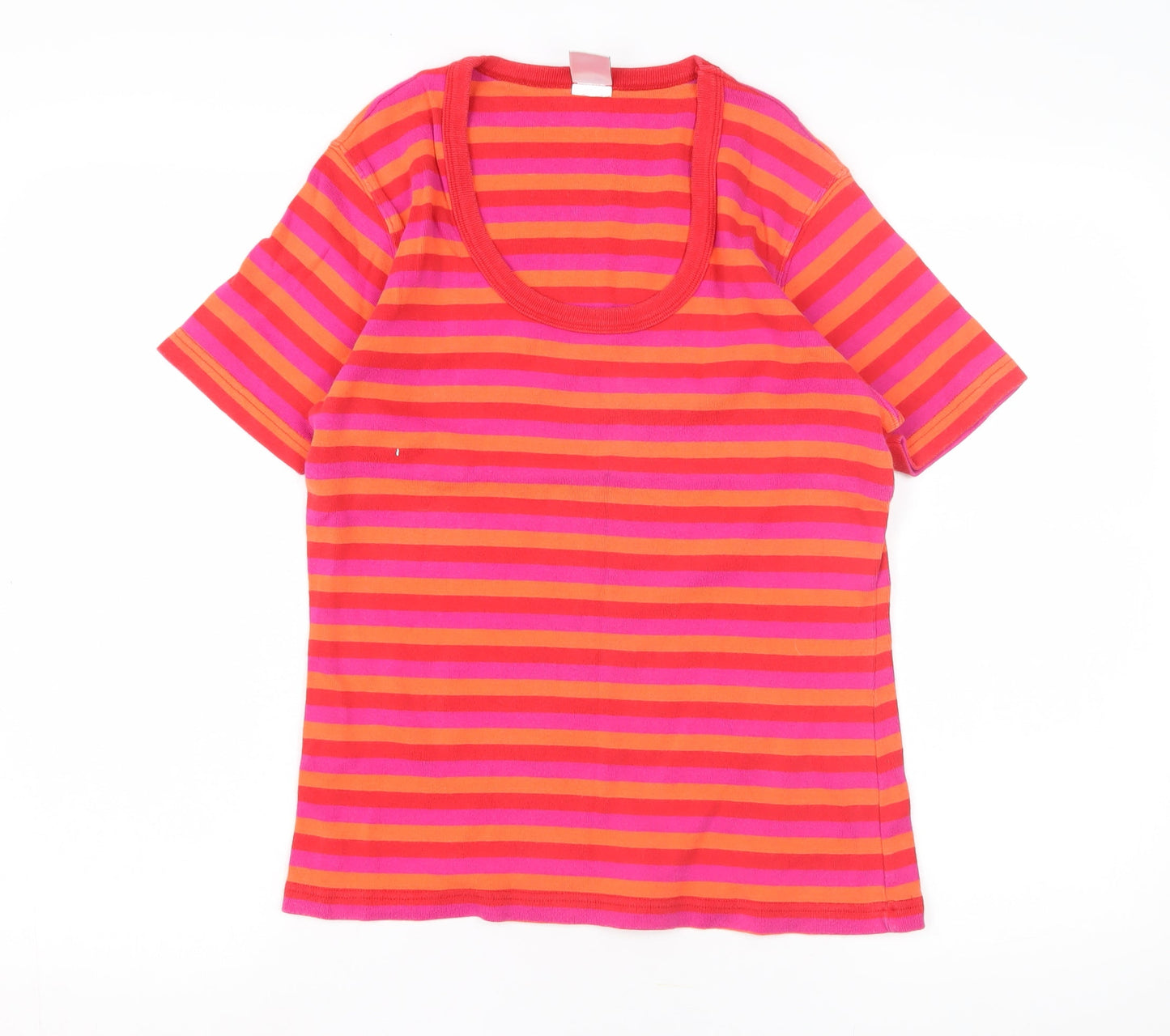 Womens UK Size L Country Casuals Multicoloured Basic T-Shirt