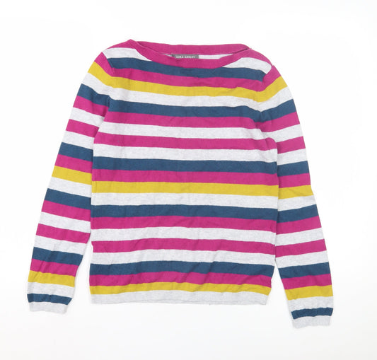 Womens UK Size 8 Laura Ashley Multicoloured Pullover Jumper
