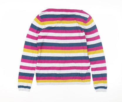 Womens UK Size 8 Laura Ashley Multicoloured Pullover Jumper