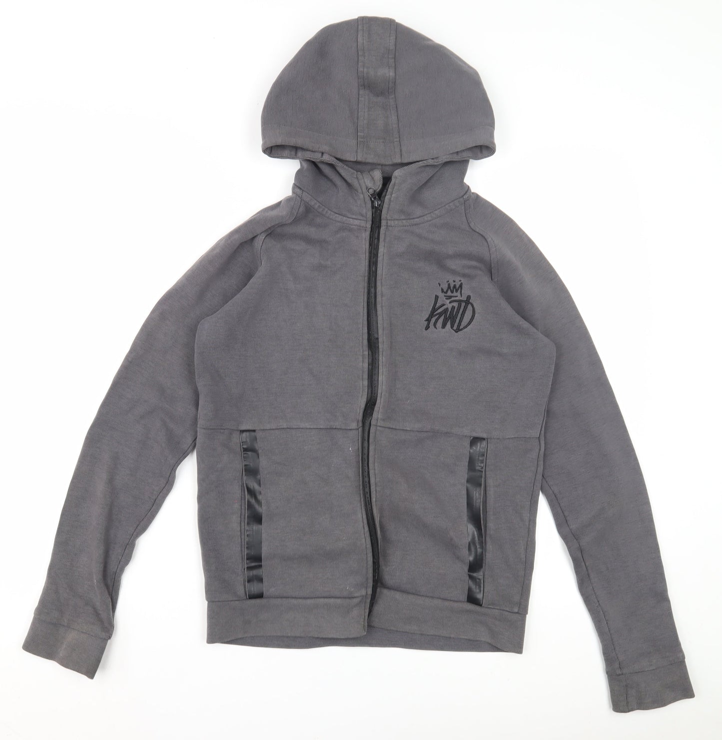 Kings Will Dream Boys Grey Full Zip Hoodie 12-13 Years