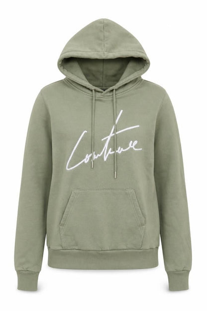Couture Women's Green Pullover Hoodie - XS