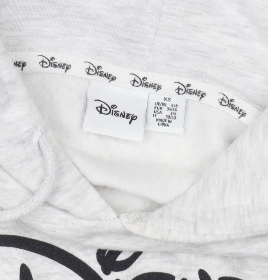 Womens UK Size XS Disney Multicoloured Pullover Hoodie