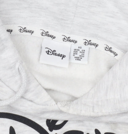 Womens UK Size XS Disney Multicoloured Pullover Hoodie
