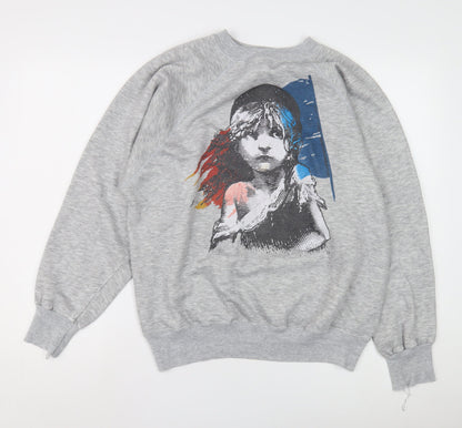 Grey Les Misérables Graphic Sweatshirt, Unisex Adults