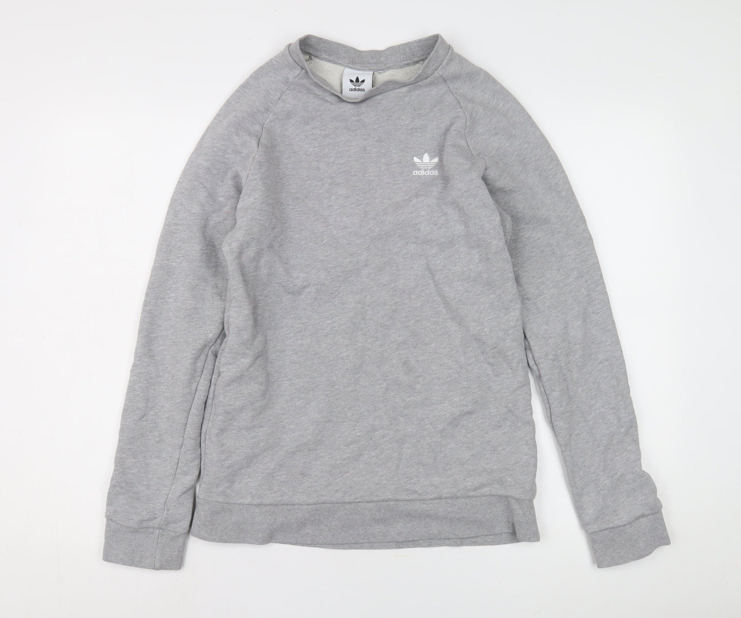 Adidas Grey Women's Sweatshirt - Classic Style L