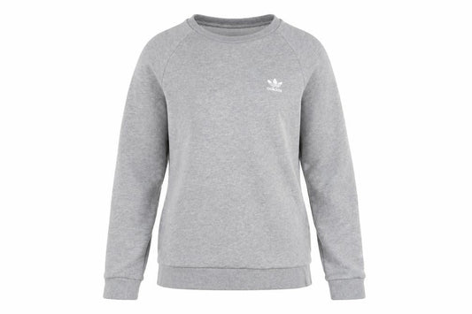 Front view of Adidas Grey Women's Sweatshirt - Classic Style L