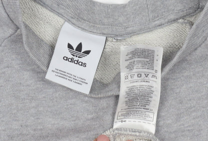 Adidas Grey Women's Sweatshirt - Classic Style L