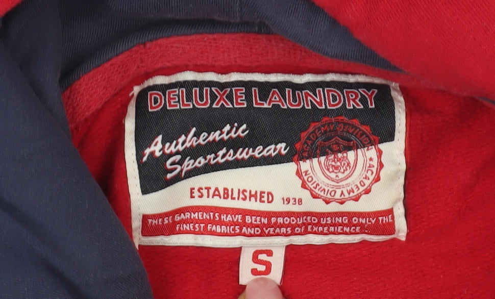 Deluxe Laundry Unisex Red Pullover Hoodie S