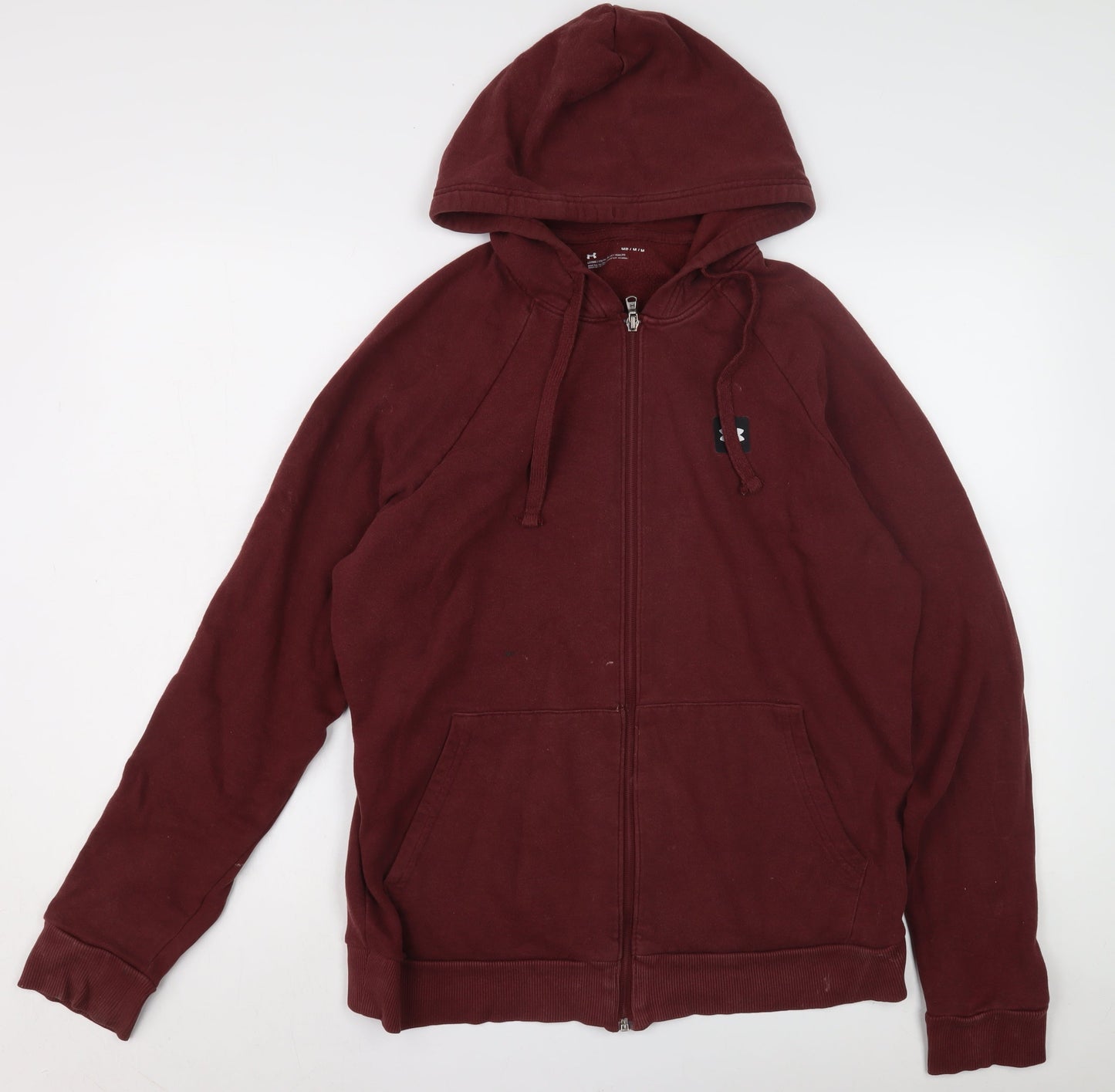 Under Armour Men's Red Full Zip Hoodie, Size M