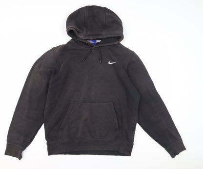 Mens UK Size M Nike Black Pullover Hoodie