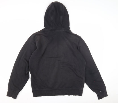 Mens UK Size M Nike Black Pullover Hoodie