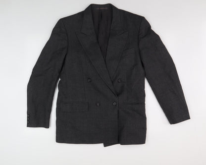 Mens UK Size 38 Pierre Cardin Black Basic Jacket