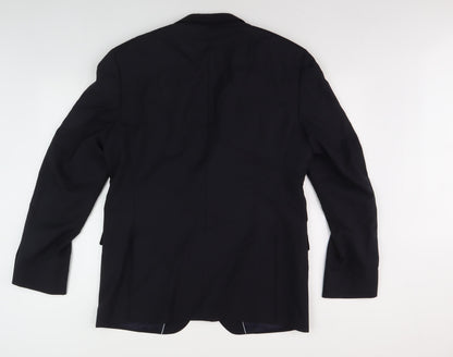 Mens UK Size 42R  Black Basic Jacket