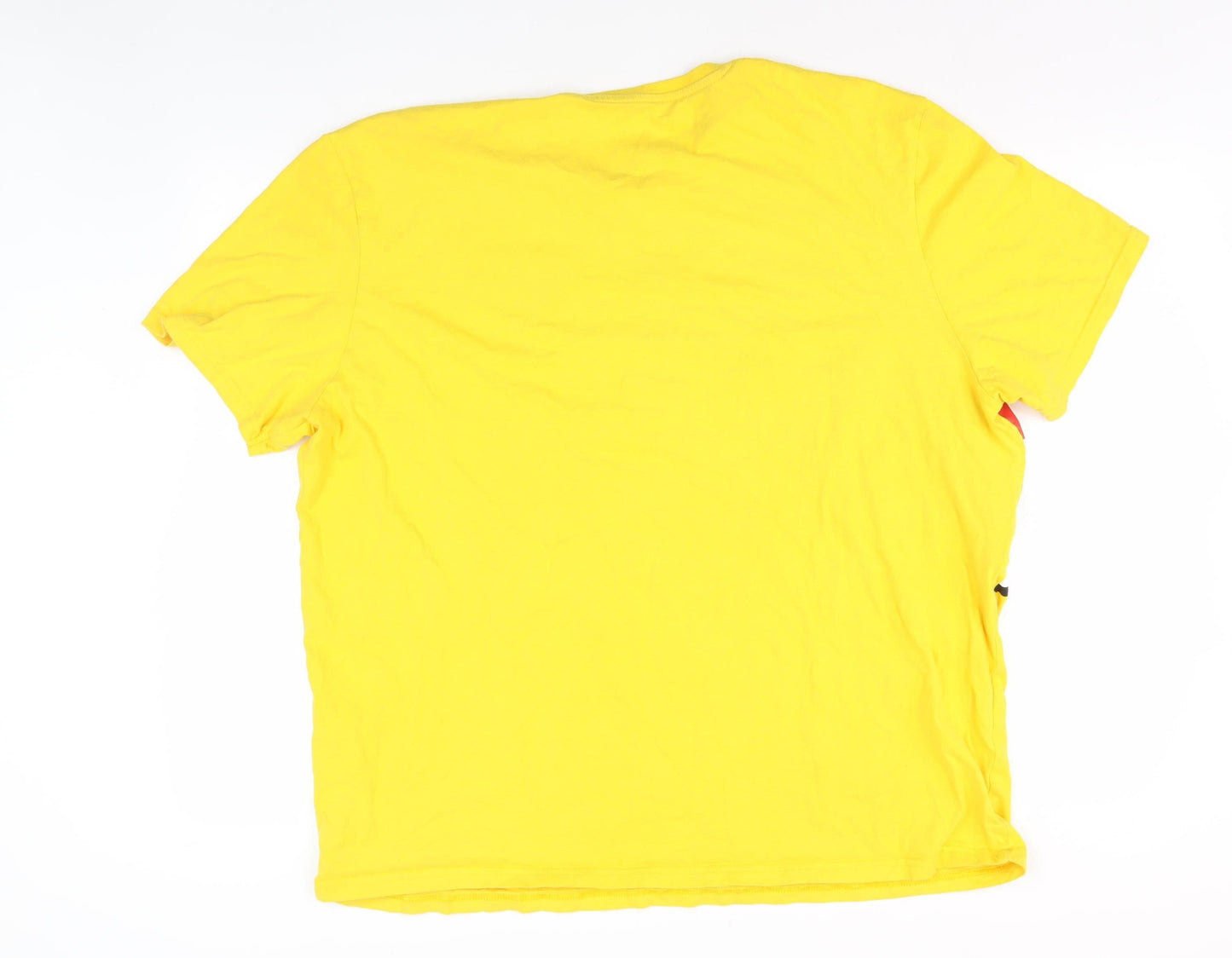 George Yellow 2XL Unisex BBC Cartoon T-Shirt