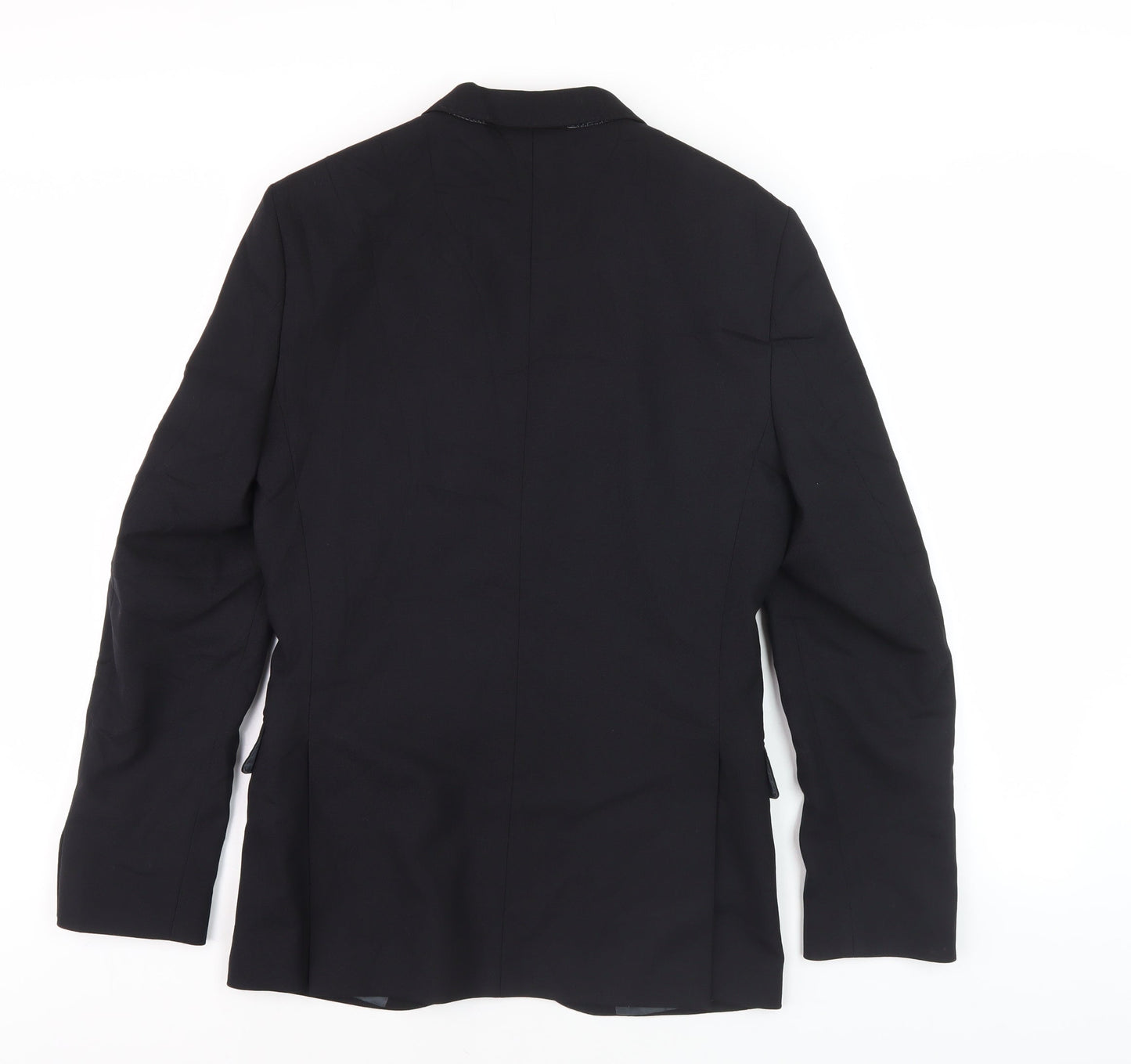 Mens UK Size M Marks and Spencer Black Basic Jacket