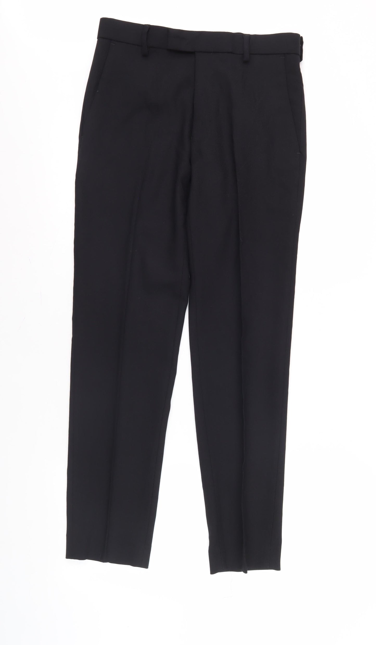 Marks and Spencer Men's Black Slim Trousers 28W 31L
