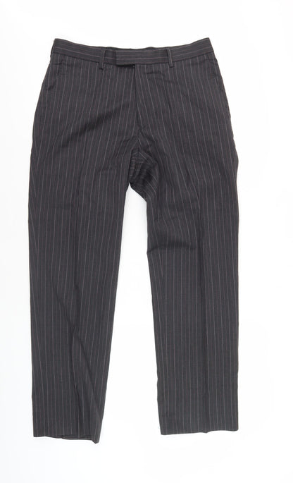 Mens UK Size 32 NEXT   Black Trousers