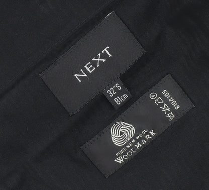 Mens UK Size 32 NEXT   Black Trousers