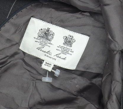 Austin Reed Men's Pinstripe Wool Blazer Black 39R