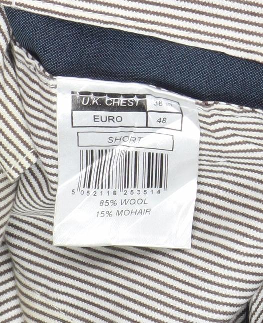 Alexandre Savile Row Men's Blue Dress Pants, Size 38