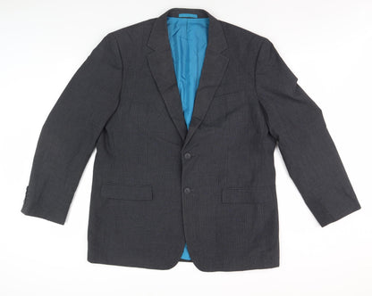 Mens UK Size 2XL Greenwoods Mansize Black Basic Jacket