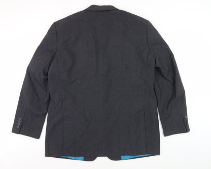 Mens UK Size 2XL Greenwoods Mansize Black Basic Jacket