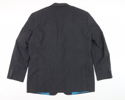 Mens UK Size 2XL Greenwoods Mansize Black Basic Jacket