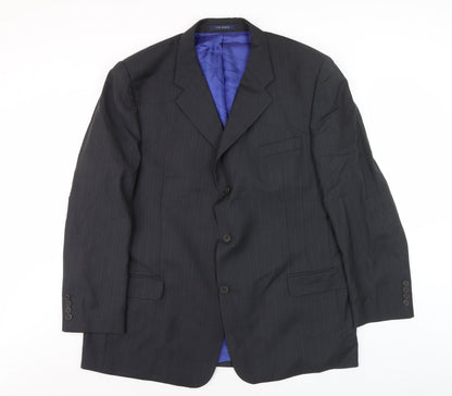 Mens UK Size 48 R Ted Baker Black Basic Jacket