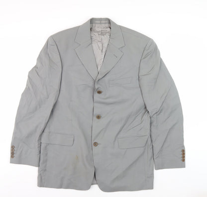 Mens UK Size 42 HUGO BOSS Grey Basic Jacket