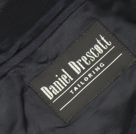 Mens UK Size 40 in Daniel Drescott Blue Basic Jacket
