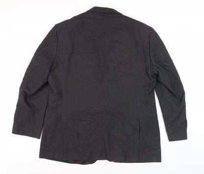 Mens UK Size M  Black Basic Jacket