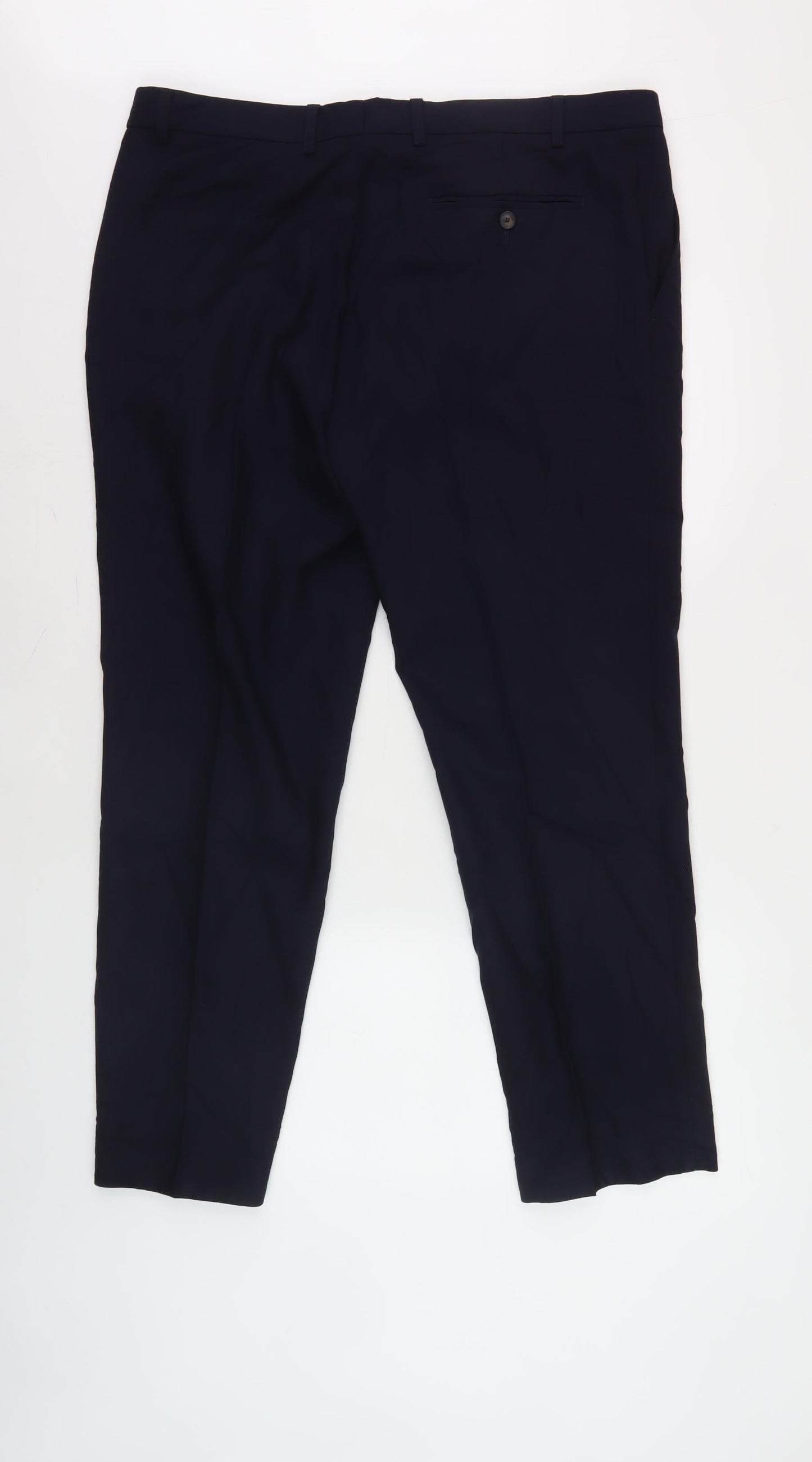 Marks and Spencer Men's Blue Slim Trousers 38