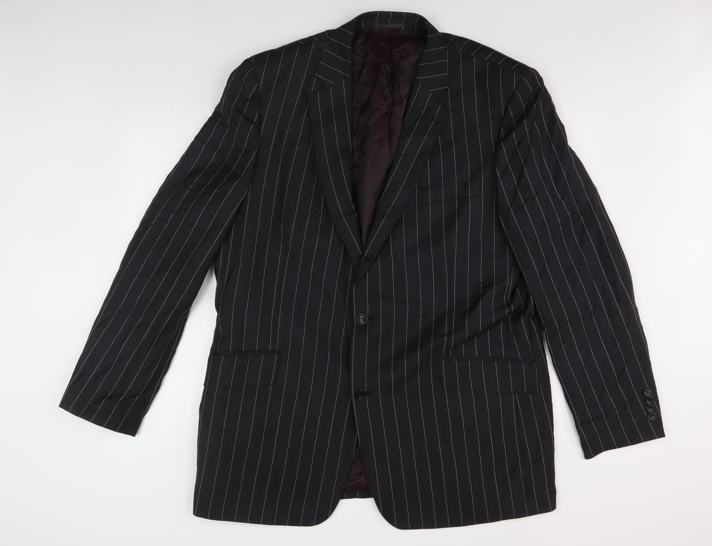 Mens UK Size 48 Chester Barrie Black Basic Jacket