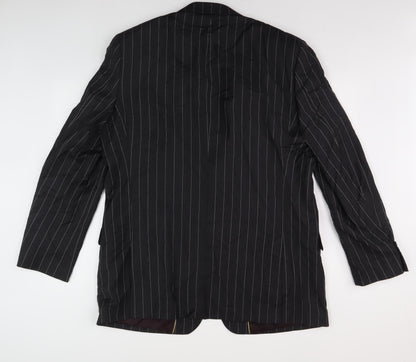 Mens UK Size 48 Chester Barrie Black Basic Jacket