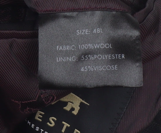 Mens UK Size 48 Chester Barrie Black Basic Jacket