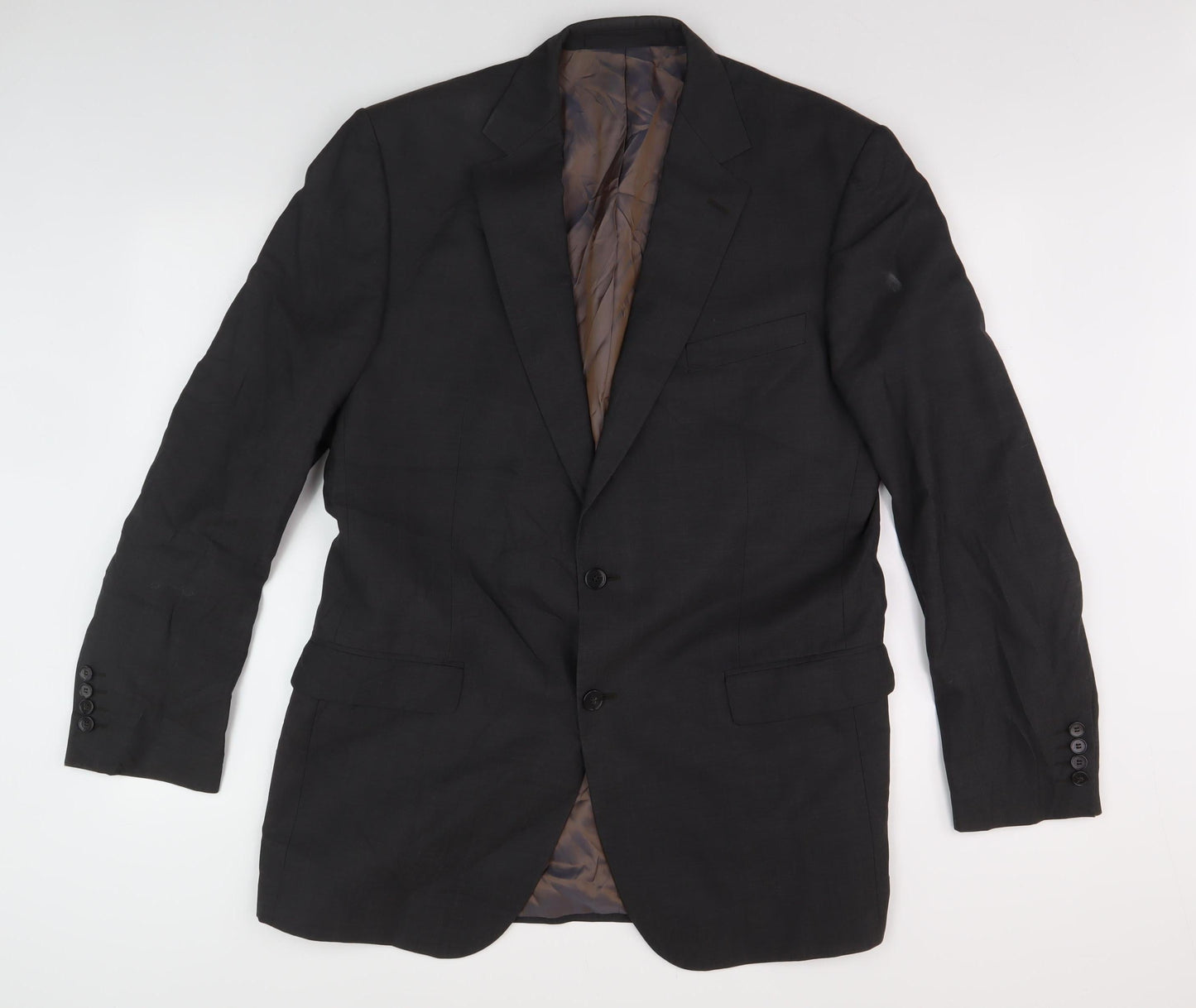 Mens UK Size 42 in Marks and Spencer Black Basic Jacket